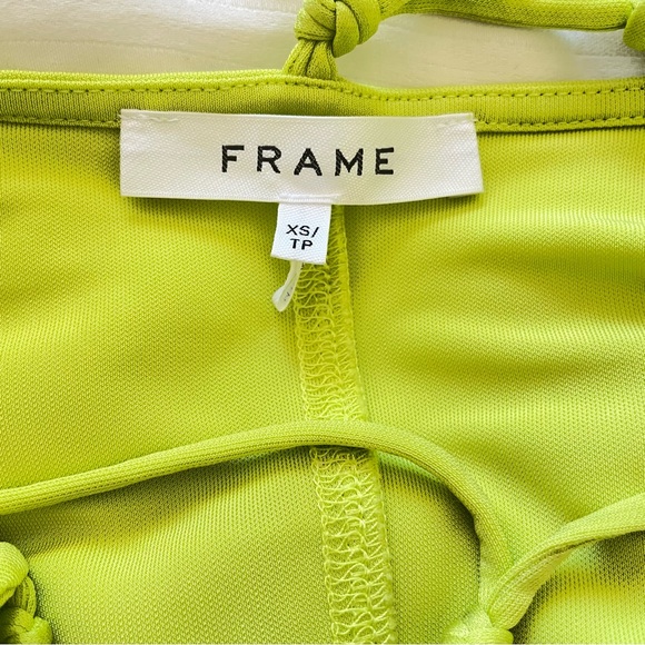 Frame Neon low V Strappy Slip Dress size XS - Picture 11 of 16